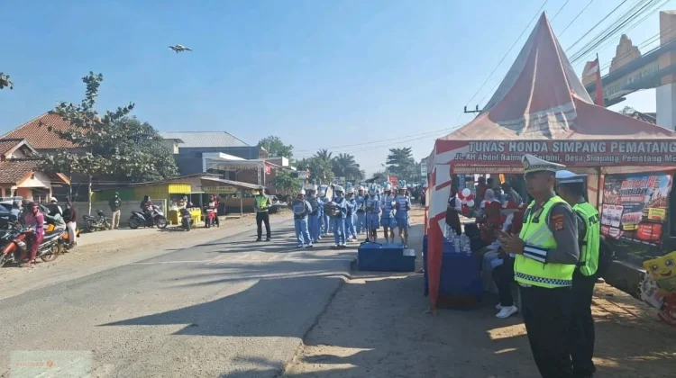 Satlantas Mesuji Antisipasi Kemacetan saat Karnaval Kemerdekaan