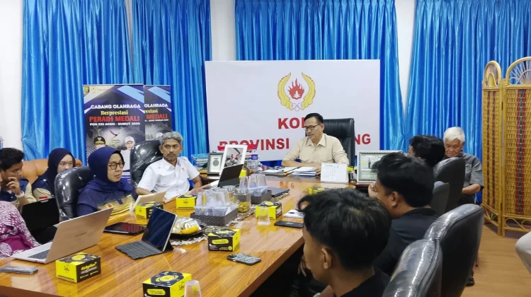KONI Lampung Gelar Tes Fisik Tujuh Cabor Beladiri