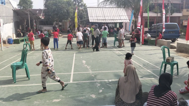 Warga Nuwo Sriwijaya Semarakkan HUT RI ke-81 dengan Lomba Anak-Anak