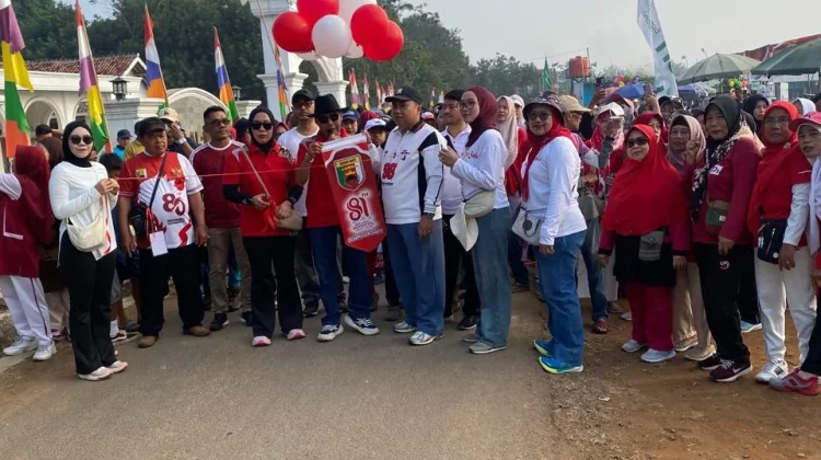 Desa Negeri Sakti Gelar Jalan Sehat Meriahkan HUT RI ke-81 Tahun 2026