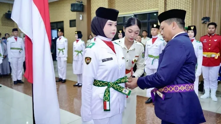 Bupati Pringsewu Kukuhkan Paskibraka