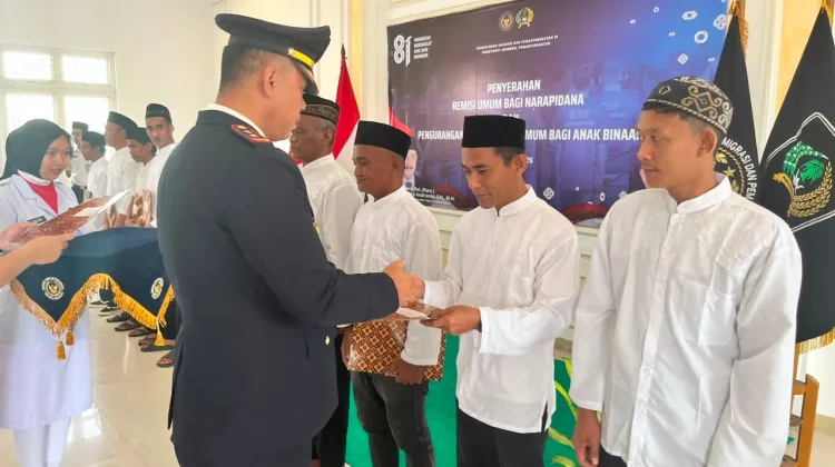 437 Warga Binaan Rutan Bandar Lampung Dapat Remisi, 6 Langsung Bebas