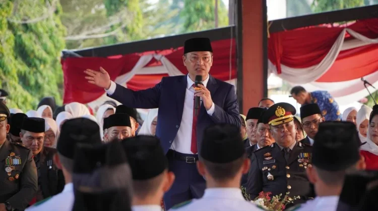 Bupati Tubaba Novriwan Jaya Apresiasi Anggota Paskibraka