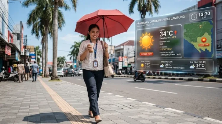 Ini Prakiraan Cuaca Lampung, Rabu, 19 Agustus 2026