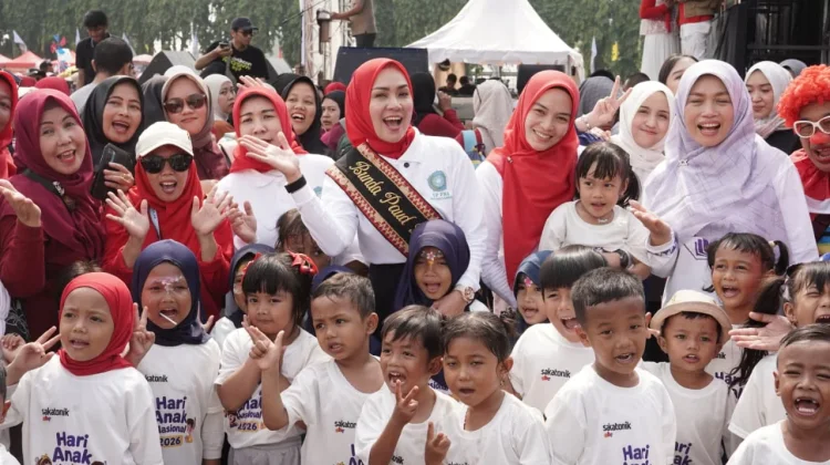 Bunda PAUD Lampung: Anak Hebat Harus Sehat dan Ceria