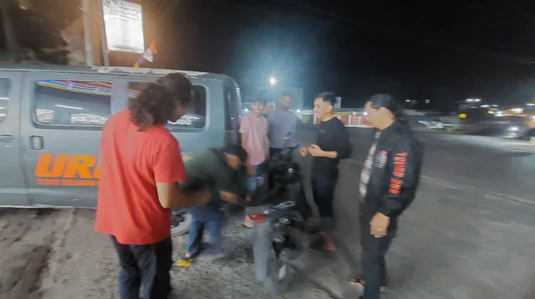 Patroli Malam Polres Mesuji Antisipasi Kejahatan Jalanan