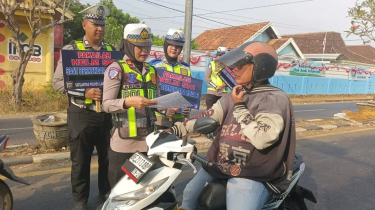 Sat Lantas Lampung Timur Kenalkan Barcode Laka Respon Cepat