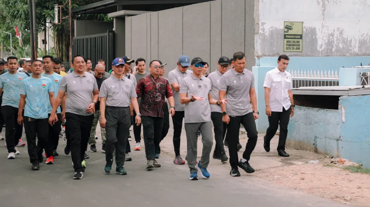 Gubernur Ikuti Jalan Sehat Peringatan HUT Kodam XXI/Radin Inten