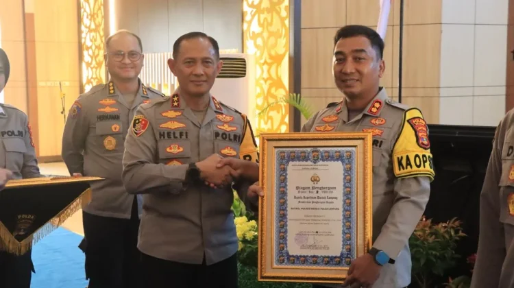 Polres Mesuji Raih Juara I Penyelesaian Perkara