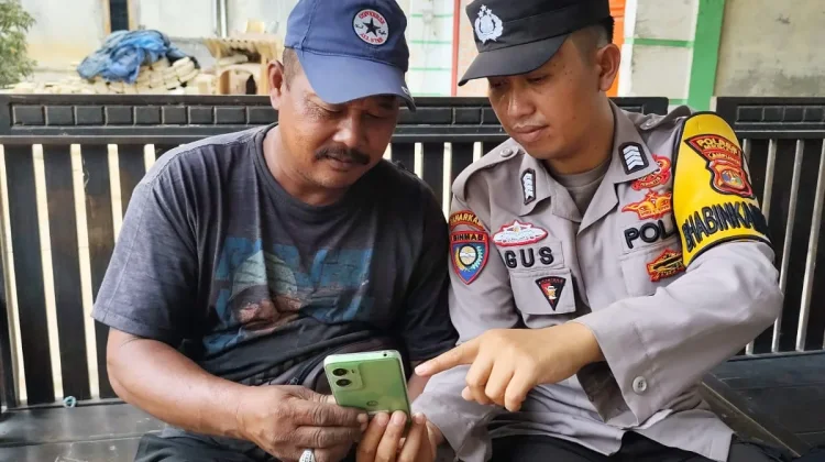 Aplikasi Siger Presisi Dekatkan Layanan Polisi ke Warga Simpang Pematang