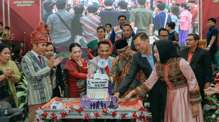 HUT ke-6 HKBP Distrik XXXII Lampung Jadi Momentum Perkuat Kolaborasi Masyarakat