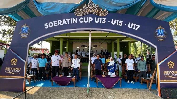 Polres Mesuji Kawal Final Soeratin Cup Lampung