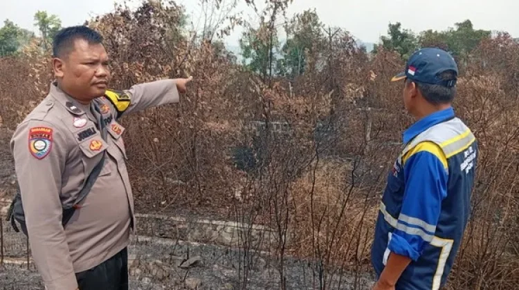 Cegah Karhutla, Polisi Cek Titik Panas di Jalur Tol Menggala