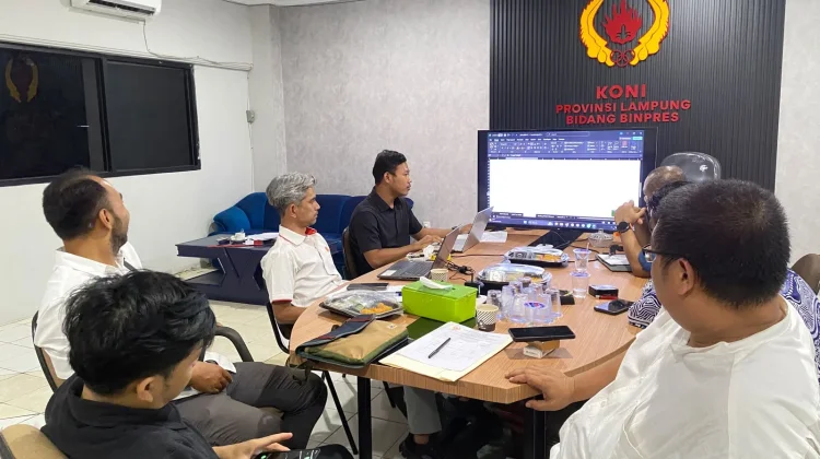 KONI Lampung Evaluasi Hasil Tes Fisik Atlet PON Bela Diri Manado