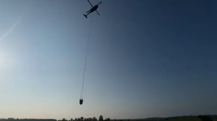 Water Bombing Serbu Titik Api Terakhir di Way Kambas, Helikopter Didatangkan