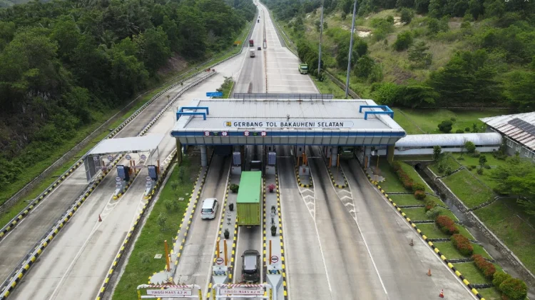 Volume Lalu Lintas di Tol Bakter Lampung Meningkat saat Libur Maulid Nabi
