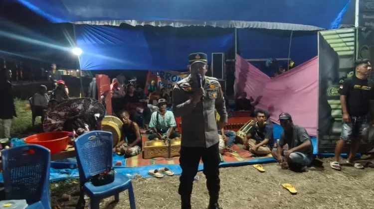 Polisi Imbau Warga Rawa Jitu Utara Jaga Kamtibmas dan Cegah Karhutla