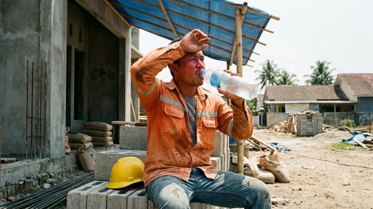 Pekerja Lapangan Wajib Tahu, Tips Cegah Dehidrasi dan Heatstroke