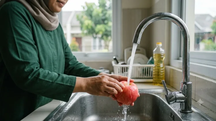 Mencuci Buah Dengan Sabun ternyata Tidak Disarankan, Ini Sebabnya