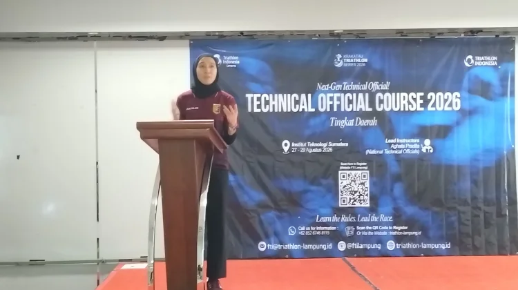 FTI Lampung Siapkan Wasit Menuju Krakatau Triathlon