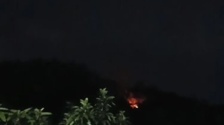 Titik Api Muncul di Sukabumi Bandarlampung, Warga Khawatir Api Membesar