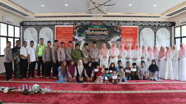 Maulid Nabi SAW Perkuat Integritas Personel Polres Mesuji