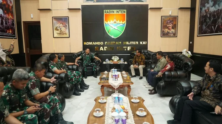 Sambut HPN, PLN Lampung Perkuat Sinergi dengan Kodam XXI/Radin Inten