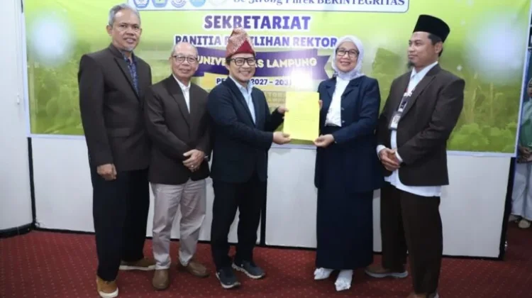 Prof Rudy Daftar Bakal Calon Rektor Universitas Lampung Periode 2027