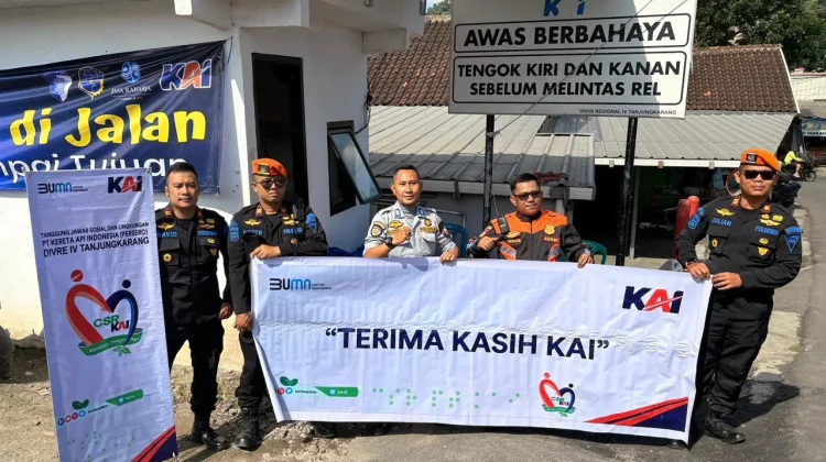 Hingga Agustus 2026, KAI Tanjungkarang Salurkan TJSL Sebesar 805,8 Juta