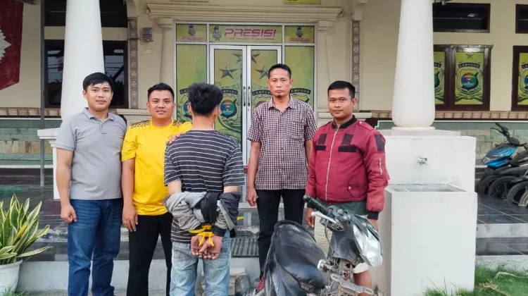 Pria Tulang Bawang Ditangkap Kasus Curanmor di Mesuji