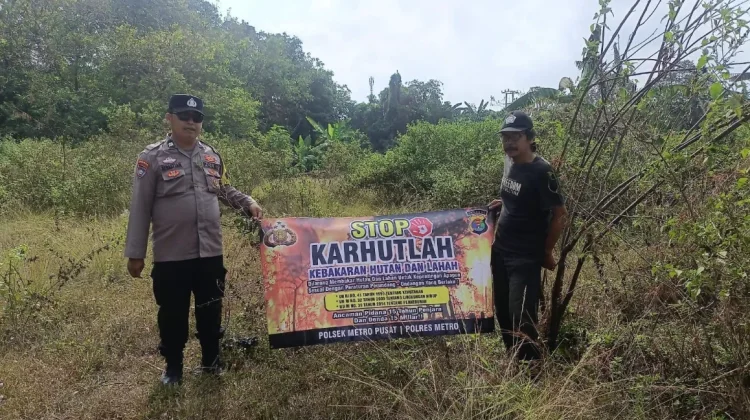Polres Metro Gencarkan Sosialisasi Karhutla