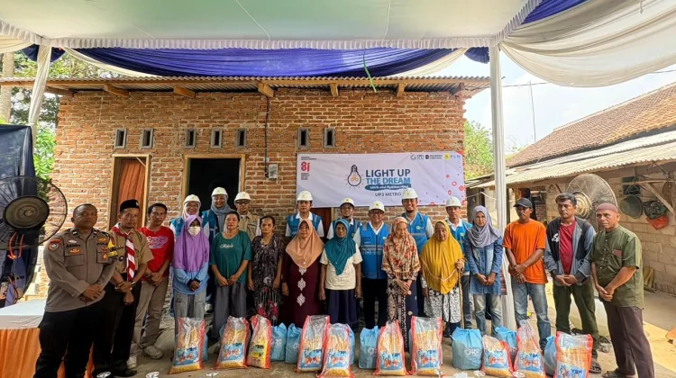 HUT ke-81 RI, PLN Lampung Nyalakan Listrik Gratis untuk 34 Keluarga Prasejahtera