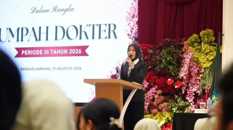 Perkuat SDM Kesehatan, Dokter Baru Unila Didorong Ambil Peran dalam Pembangunan