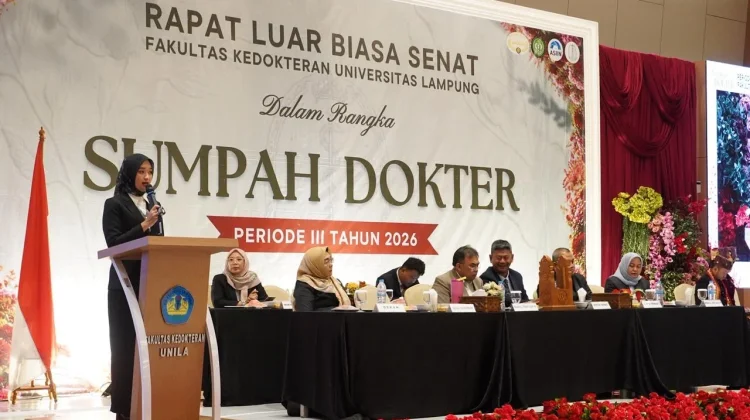 Perkuat SDM Kesehatan, Dokter Baru Unila Didorong Ambil Peran dalam Pembangunan