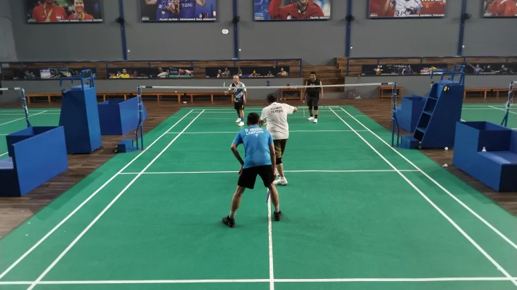 Tim Badminton Lampung Matangkan Komposisi jelang Porwanas