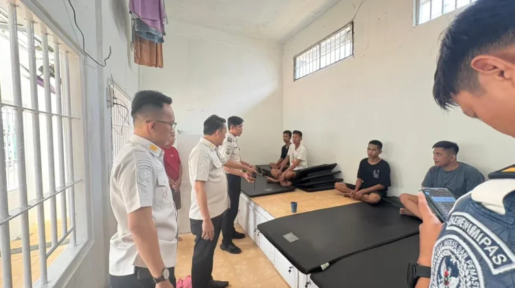 Kanwil Ditjenpas Lampung Tinjau Standarisasi Kamar Hunian Rutan Bandar Lampung