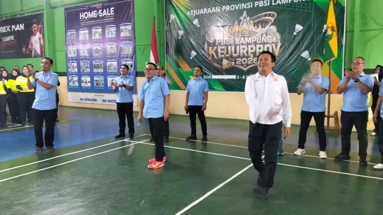 Kejurprov PBSI Lampung Diikuti 298 Atlet dari 15 Kabupaten/Kota