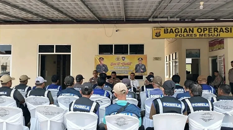 Kapolres Mesuji Serap Aspirasi Pengemudi Ojek Pomela