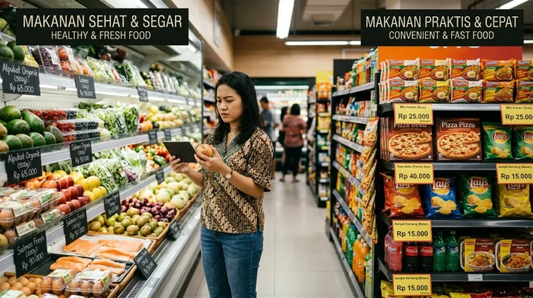 Harga dan Kepraktisan Jadi Tantangan Konsumsi Makanan Sehat