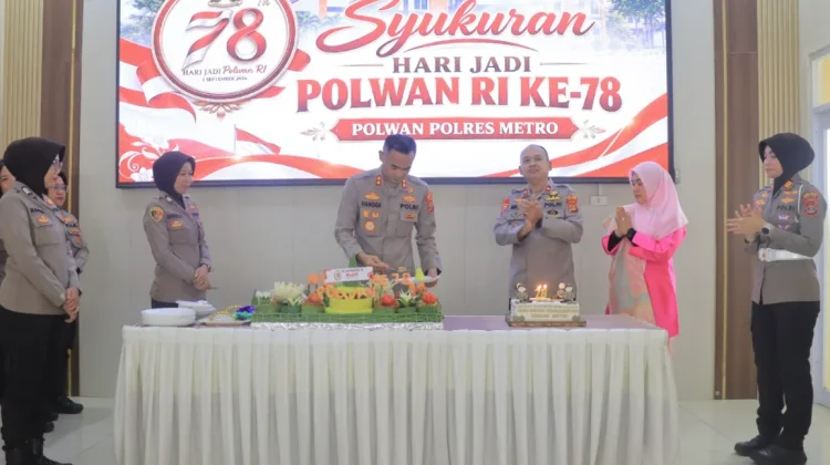Hadiri Hari Jadi Polwan, Kapolres Metro Dorong Polwan Terus Profesional, Humanis da