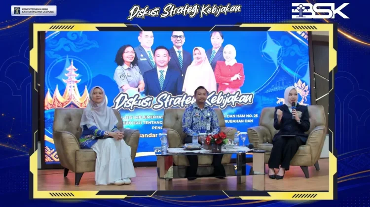 Kanwil Kemenkum Lampung Bahas Penguatan Layanan Jaminan Fidusia