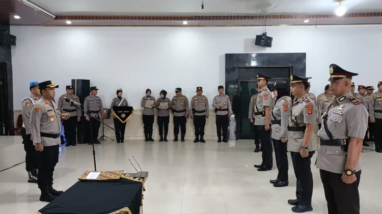 Kapolres Mesuji Pimpin Sertijab Dua Kasat Baru
