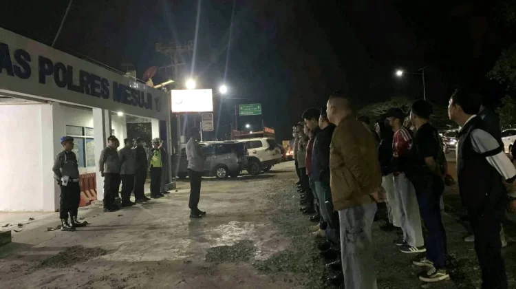 Personel Kompi Siaga II Disiagakan Jaga Keadaan Kondusif di Mesuji