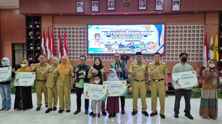 35.193 Pekerja Rentan di Bandar Lampung Dapat Perlindungan BPJS Ketenagakerjaan