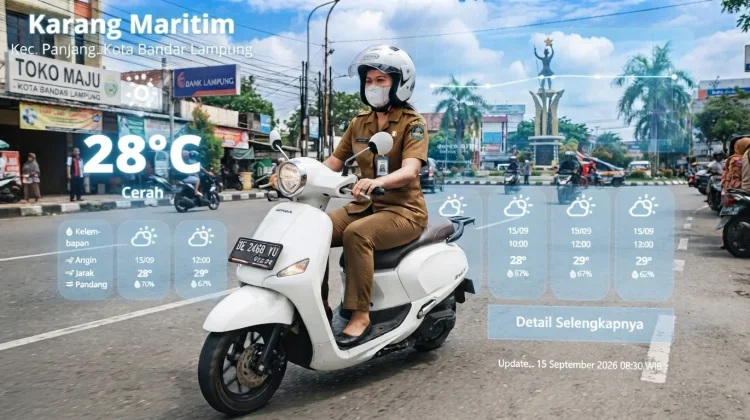 Prakiraan Cuaca Lampung 15 September 2026 Cerah Berawan hingga Potensi Hujan