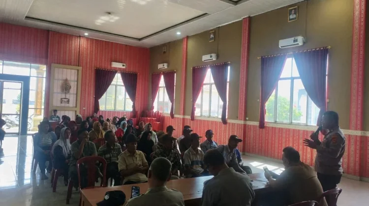 Sat Binmas Mesuji Ajak Warga Perkuat Siskamling Bersama