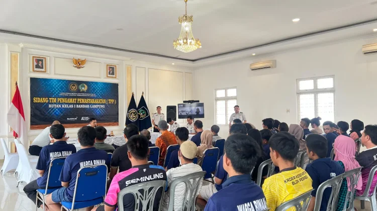 Rutan Bandar Lampung Gelar Sidang TPP, 27 Warga Binaan Diusulkan Program Integrasi