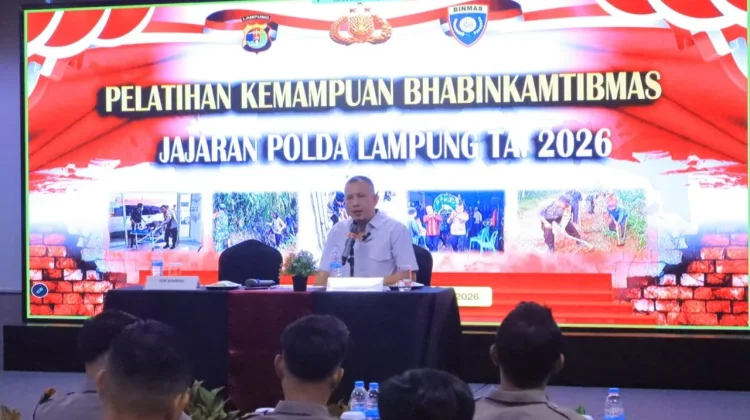 Soroti Bullying dan Tawuran, Polda Lampung Perkuat Kemampuan Bhabinkamtibmas