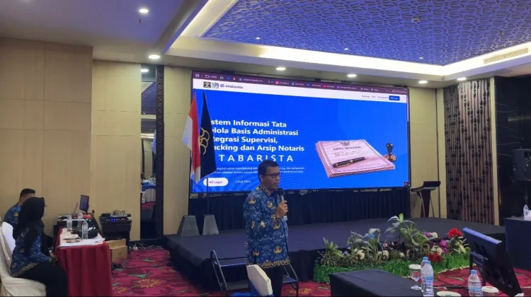 Kemenkum Lampung Sosialisasikan SITABARISTA untuk Perkuat Pengawasan Notaris