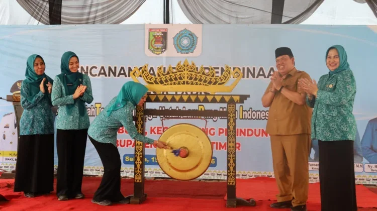 Desa Nibung Jadi Lokasi Pencanangan Desa TAPIS TP-PKK Lampung 2026